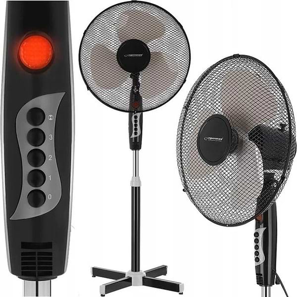 Фото - Вентилятор напольный Esperanza EHF001KE Black/Gray