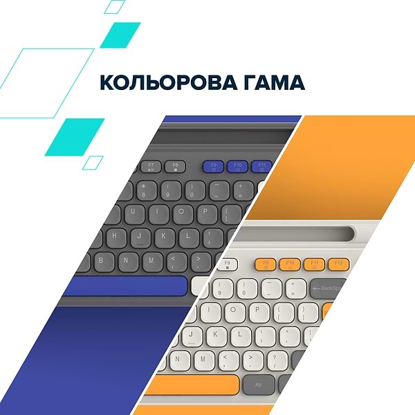 Фото - Клавиатура беспроводная Canyon HKB-W03 Grey (CNS-HKBW03DG)