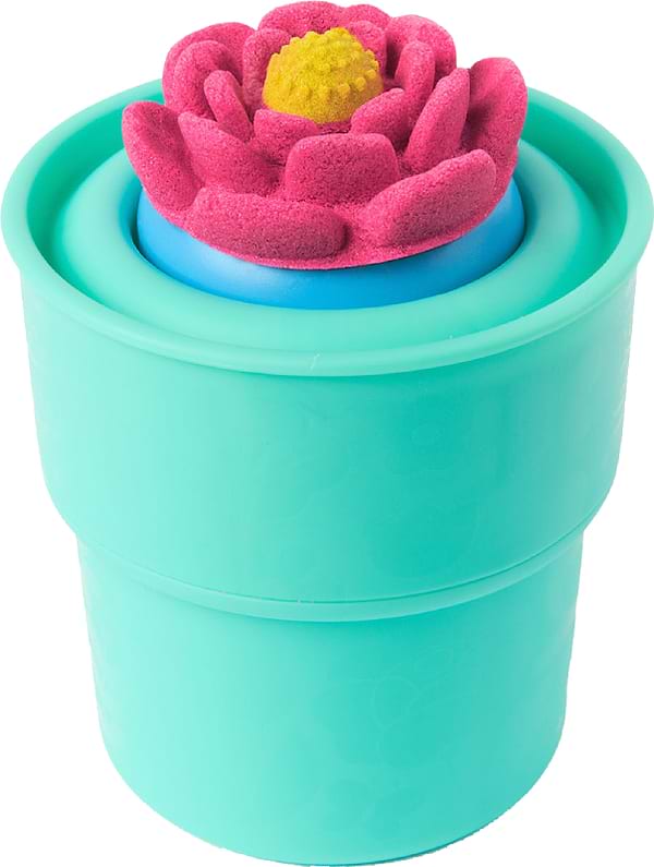 Фото - Кінетичний пісок Kinetic Sand КАЗКОВІ КВІТИ (2 кольори, 227 г, аксес.) (71677)