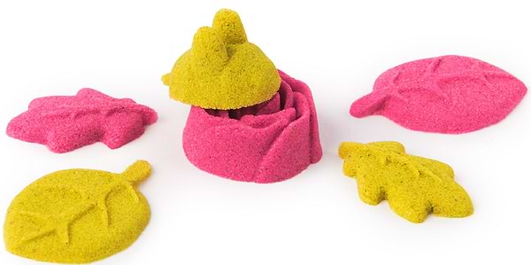 Фото - Кінетичний пісок Kinetic Sand КАЗКОВІ КВІТИ (2 кольори, 227 г, аксес.) (71677)