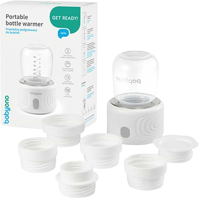 Купить Подогреватель детских бутылочек дорожный BabyOno с бутылочкой 180 мл (1645) - Фото 1 Подогреватель детских бутылочек дорожный BabyOno с бутылочкой 180 мл (1645) - Фото 1