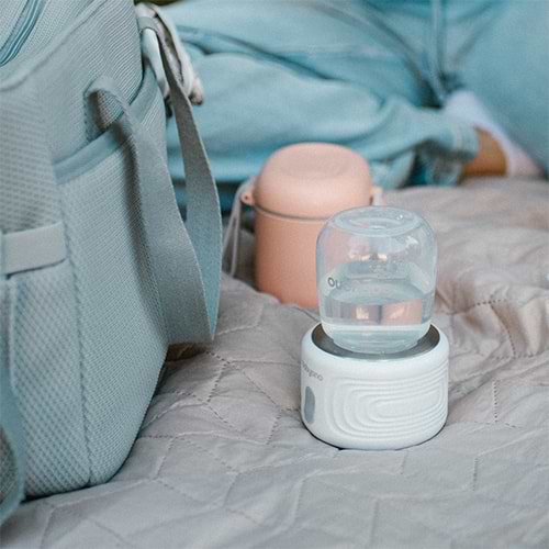 Фото - Підігрівач дитячих пляшечок дорожній BabyOno з пляшечкою 180 мл (1645)