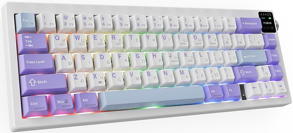 Фото - Клавиатура беспроводная игровая Ajazz AK650 Flying Fish Switch (AK650-FF-PWB)