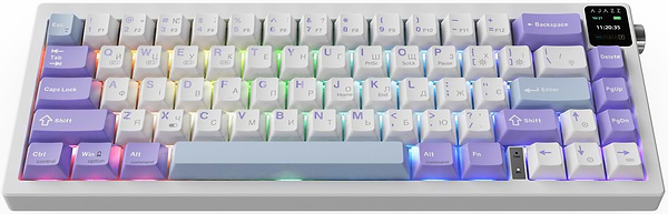 Фото - Клавиатура беспроводная игровая Ajazz AK650 Flying Fish Switch (AK650-FF-PWB)