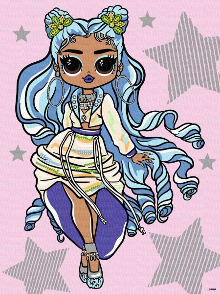 Картина по номерам Ideyka L.O.L. Surprise! O.M.G. Fashion show Missy Frost 30х40 см (KHO6273)