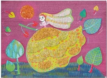 Фото - Набір для малювання блискітками Djeco "Казкова країна" (DJ09409)