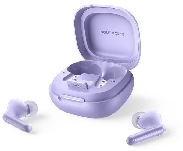Фото - Наушники вкладыши беспроводные TWS Anker SoundCore P40i Purple