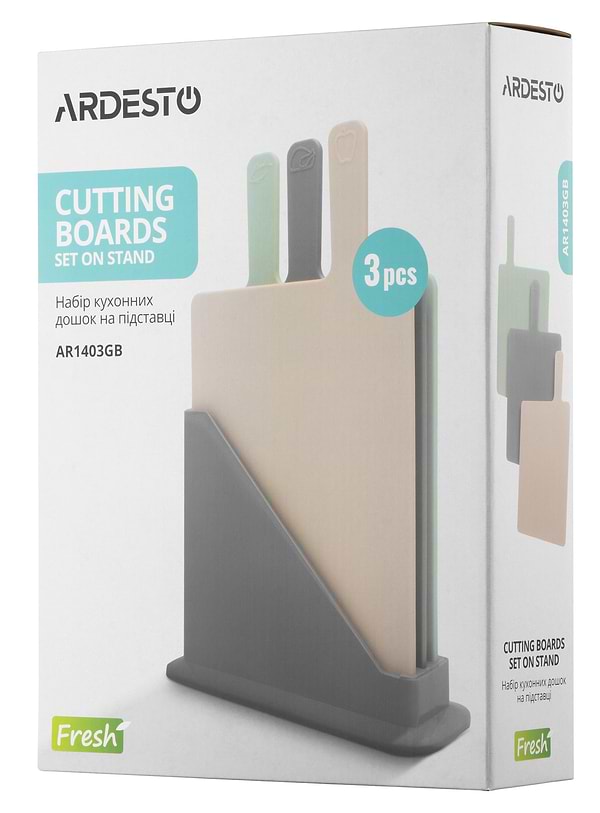 Фото - Уценка - Набор разделочных досок Ardesto Fresh 3 шт. (AR1403GB)