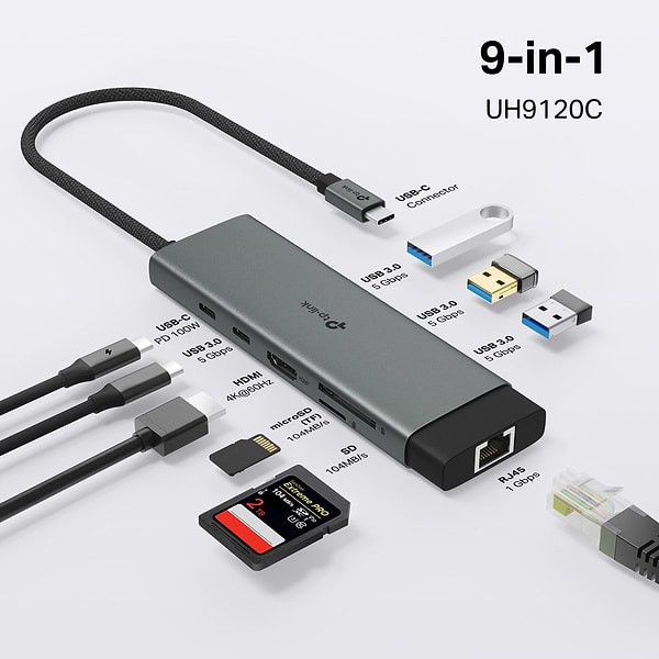 Фото - Хаб USB TP-Link UH9120C