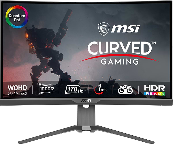 Фото - Монітор ігровий MSI MAG 275CQRF-QD