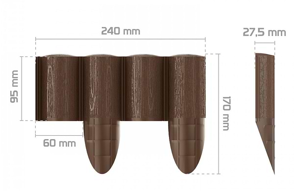 Фото - Бордюр садовий Cellfast 4 Eco (34-031)