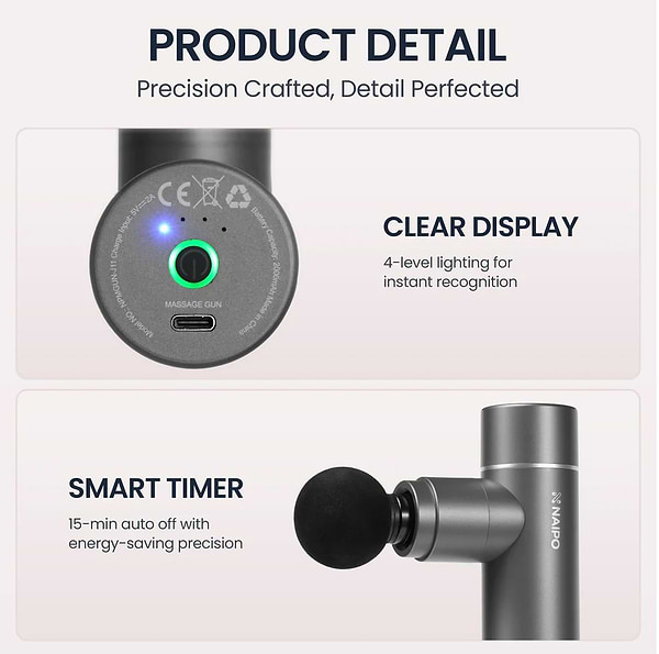 Фото - Масажер для тіла Naipo NPMGUN-J11