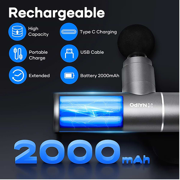 Фото - Масажер для тіла Naipo NPMGUN-J11