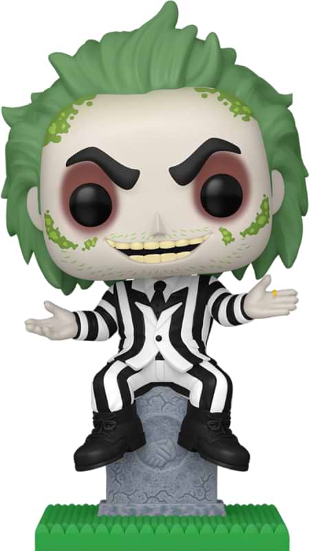 Коллекционная фигурка FUNKO POP Plus: Beetlejuice S3 - Beetlejuice w/Tonbstone (889698835626)