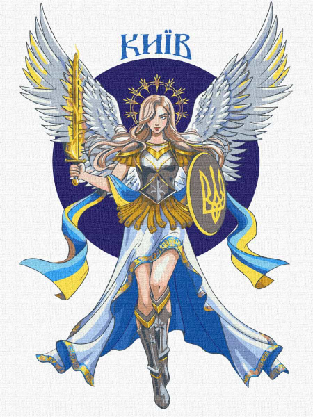 Картина по номерам Ideyka Киев 30х40 см (KHO2601)