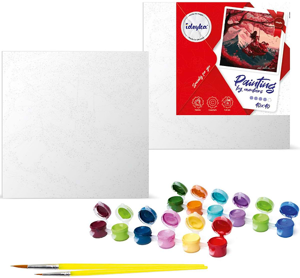 Фото - Картина по номерам Ideyka Счастливая семья 25х25 см (KHO6147)