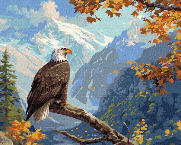 Картина по номерам Ideyka Вершинный страж 40х50 см (KHO6649)