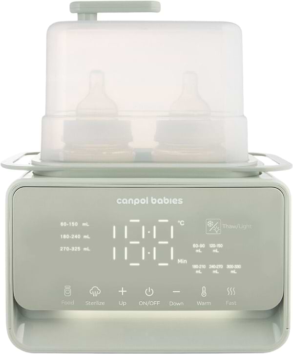 Фото - Підігрівач дитячих пляшечок стаціонарний Canpol babies та стерилізатор 7в1 з терморегулятором і підсвіткою (12/218) Фото - Підігрівач дитячих пляшечок стаціонарний Canpol babies та стерилізатор 7в1 з терморегулятором і підсвіткою (12/218)