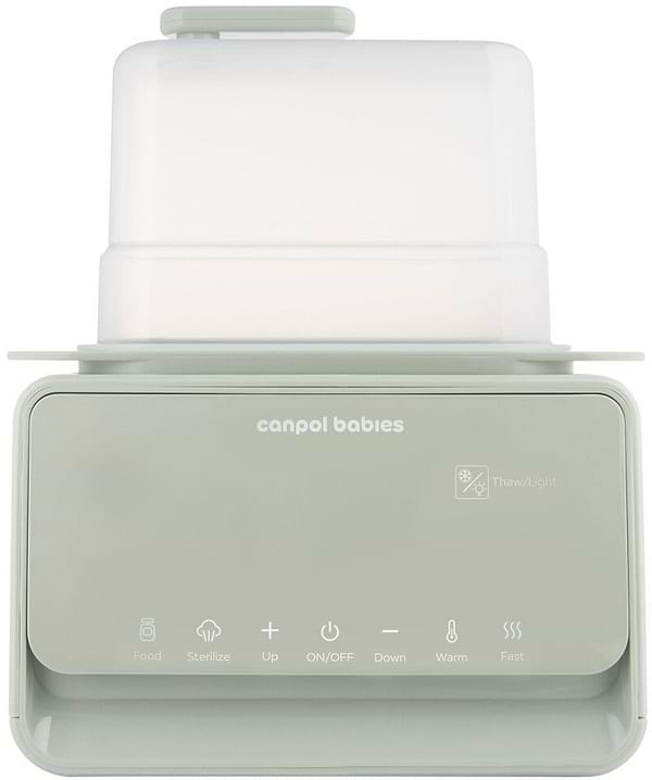 Фото - Підігрівач дитячих пляшечок стаціонарний Canpol babies та стерилізатор 7в1 з терморегулятором і підсвіткою (12/218)