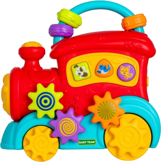 Фото - Интерактивный транспорт Baby Team Сказочный паровозик (8653)