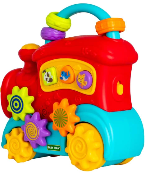 Фото - Интерактивный транспорт Baby Team Сказочный паровозик (8653)