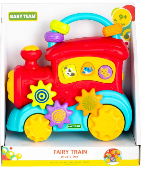 Фото - Интерактивный транспорт Baby Team Сказочный паровозик (8653)