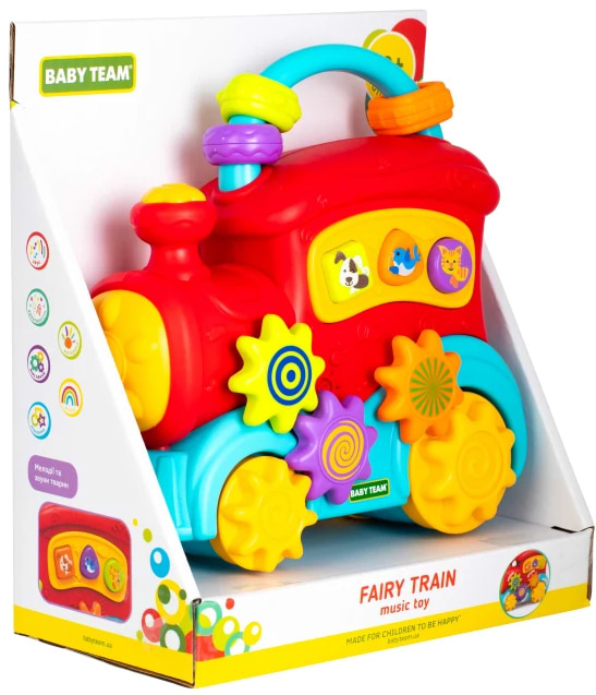 Фото - Интерактивный транспорт Baby Team Сказочный паровозик (8653)