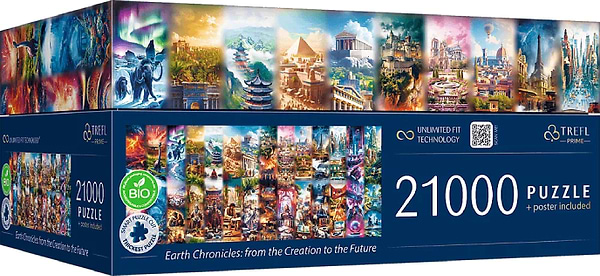 Фото - Пазли (8 +) Trefl Безмежна колекція:Розвиток планети 21 000 елм. (81040)