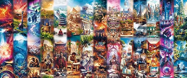 Фото - Пазли (8 +) Trefl Безмежна колекція:Розвиток планети 21 000 елм. (81040)