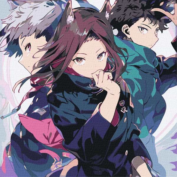 Картина по номерам Ideyka репкая дружба 40х40 см (KHO8392)