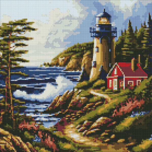 Алмазная живопись Ideyka Морской бриз 40х40 см (AMO7817)