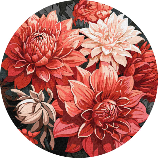 Картина за номерами Ideyka Святковий букет 39 см (KHO-R1040)