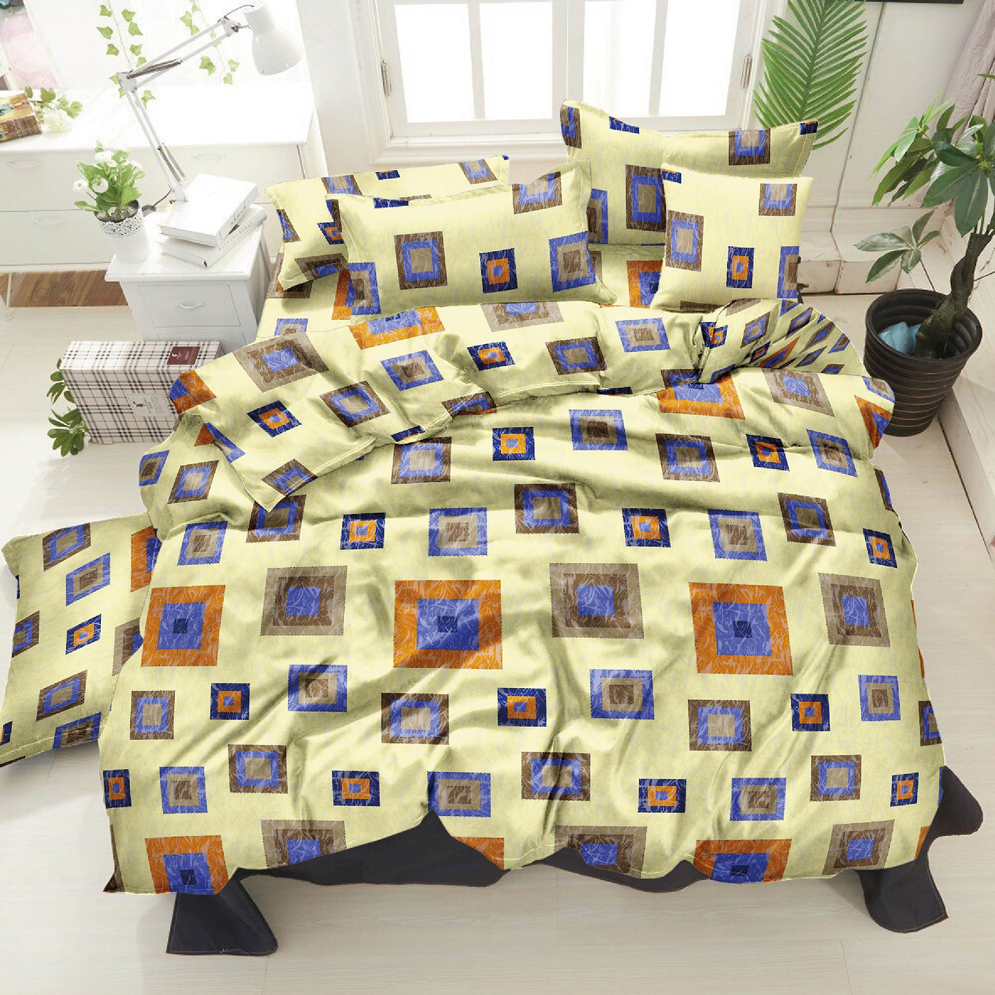 Комплект постельного белья Zastelli Light Blue бязь Gold 200х220 см молочный (30-0193)