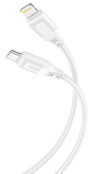 Кабель синхронізації даних XO NBQ236A Braided Type-C to Lightning 27W 1 m (NBQ236A_White)