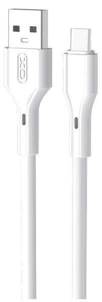 Кабель синхронізації даних XO NB230 Rock Series USB-A to Type-C 1 m (NB230_C_White)