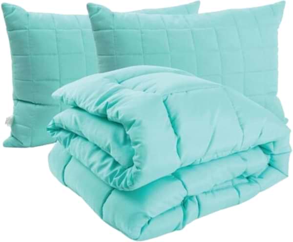 Фото - Набор одеяло евро + 2 подушки Руно 200х220 + 50х70 (925.52_Mint)