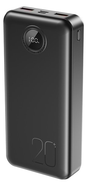 Фото - Батарея мобильная XO PR239 - 20000 mAh PD20W + QC22.5W Black (PR239_Black)