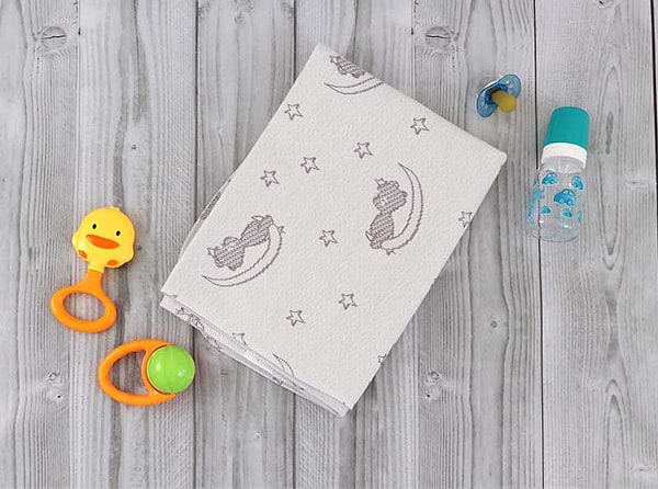 Фото - Пелюшка багаторазова водонепроникна Руно 65х95 Ведмедик (МЖ6595)