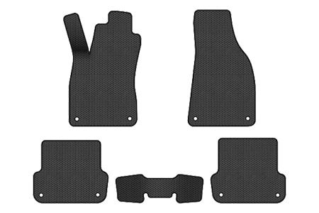 EVA коврики в салон авто EVAtech для A4 (B7) MT Audi 2004-2008 3 поколение Sedan EU (AU3412CV5AV8SBB)
