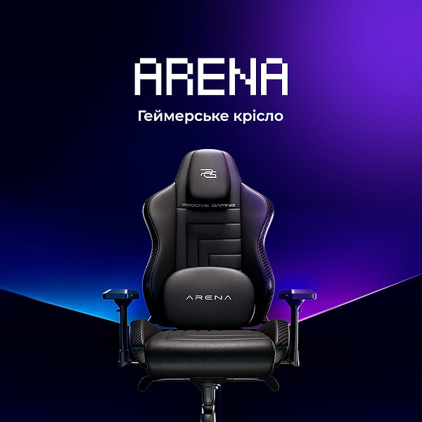 Фото - Крісло для геймерів Proove Gaming Arena Black (GCRN0001001)