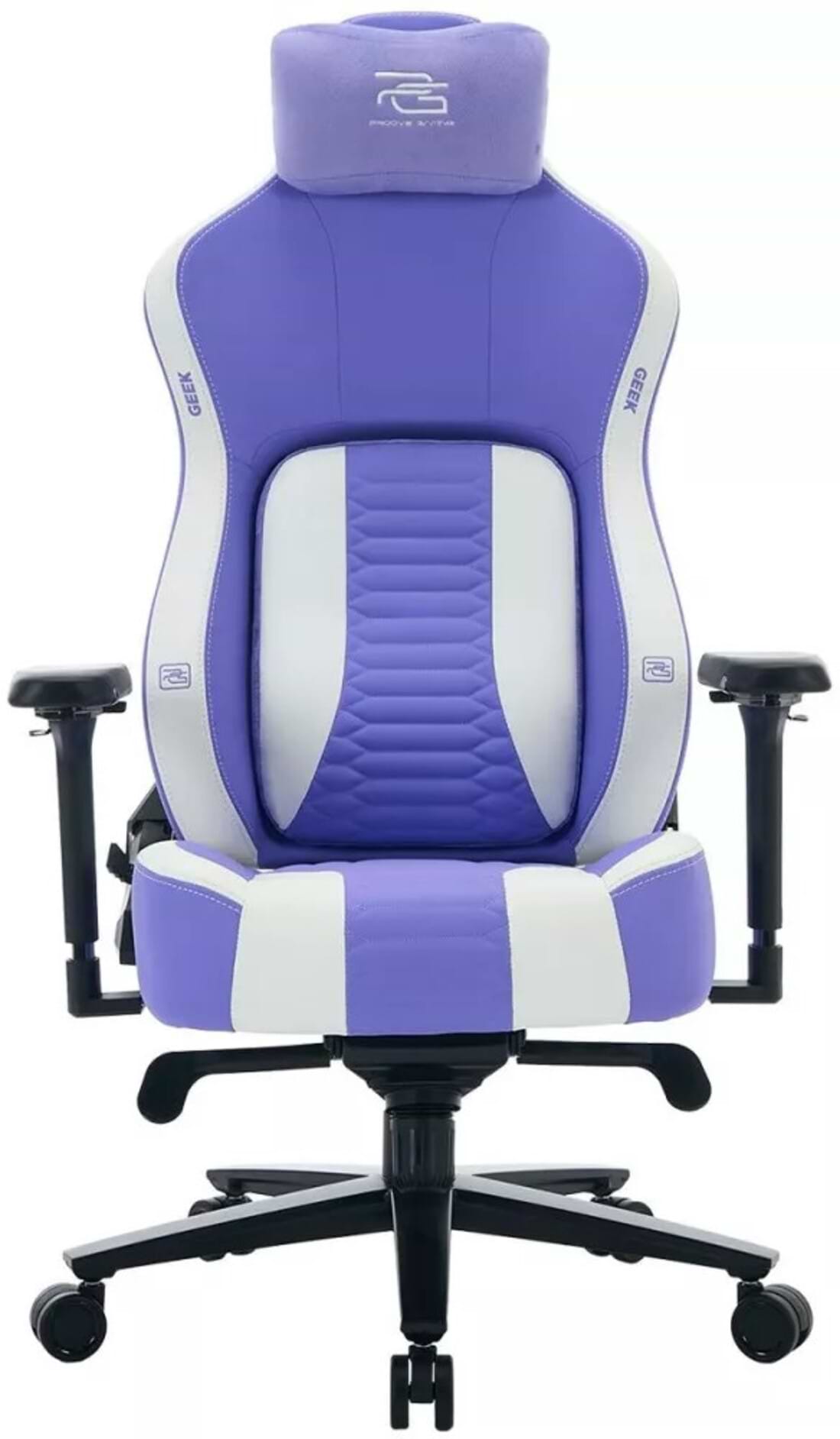 Кресло для геймеров Proove Gaming Geek White/Purple (GCGK00001016) - Фото 1