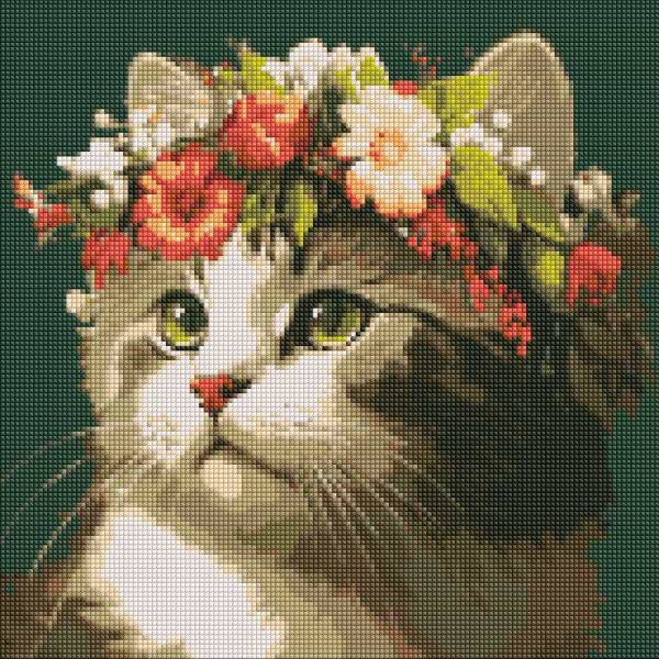 Купити Алмазний живопис Ideyka Весняний вінок 40х40 см (AMO7665) - Фото 1 Алмазний живопис Ideyka Весняний вінок 40х40 см (AMO7665) - Фото 1