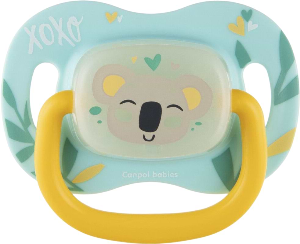 Симметричная пустышка Canpol babies EXOTIC 0-6 мес (34/920_koal)