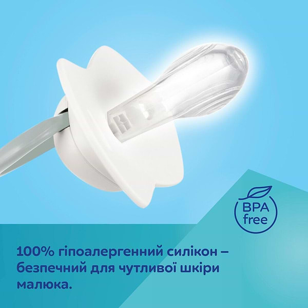 Фото - Симметричная пустышка Canpol babies BabiesBoo 6-18 мес 2 шт. белая (34/928_whi)