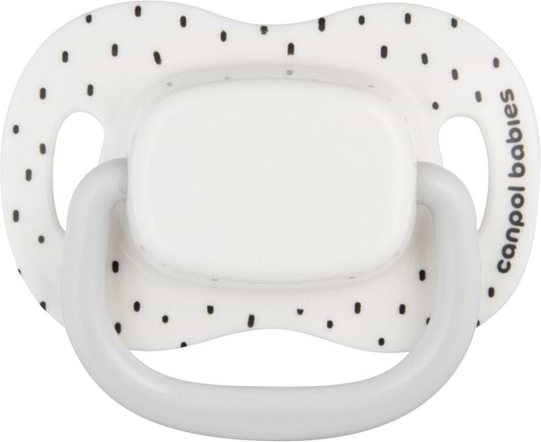 Фото - Симметричная пустышка Canpol babies BabiesBoo 6-18 мес 2 шт. белая (34/928_whi)