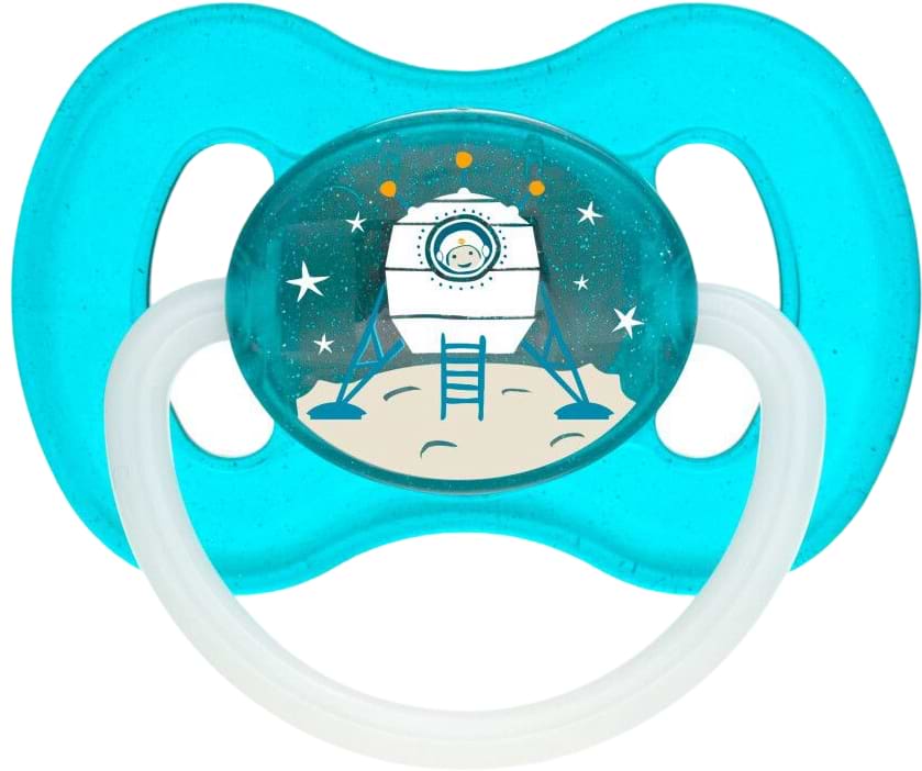 Круглая пустышка Canpol babies Space 6-18 мес синяя (23/222_blu_new)
