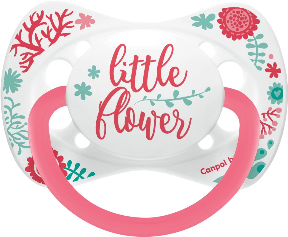 Симетрична пустушка Canpol babies Wild Nature 0-6 міс коралова (23/288_cor)