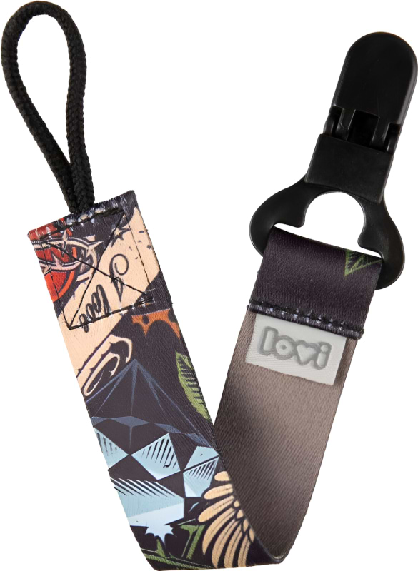 Фото - Держатель пустышек Lovi цепочка I Love (51/021)