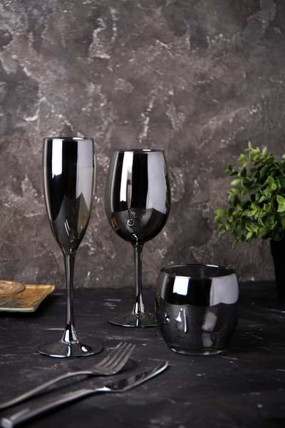 Фото - Набор бокалов Luminarc DELICE GRAPHITE 6х160 мл (J9399/2)