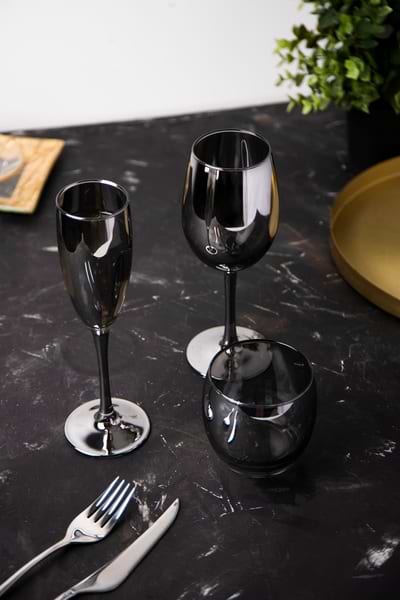 Фото - Набор бокалов Luminarc DELICE GRAPHITE 6х160 мл (J9399/2)